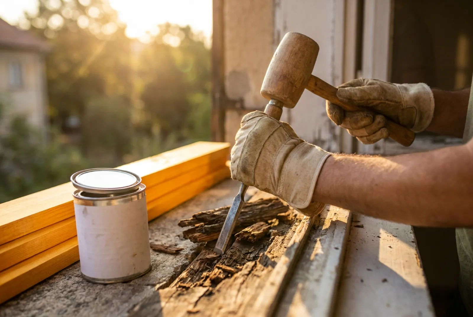 Dry Rot Repair — the work up close